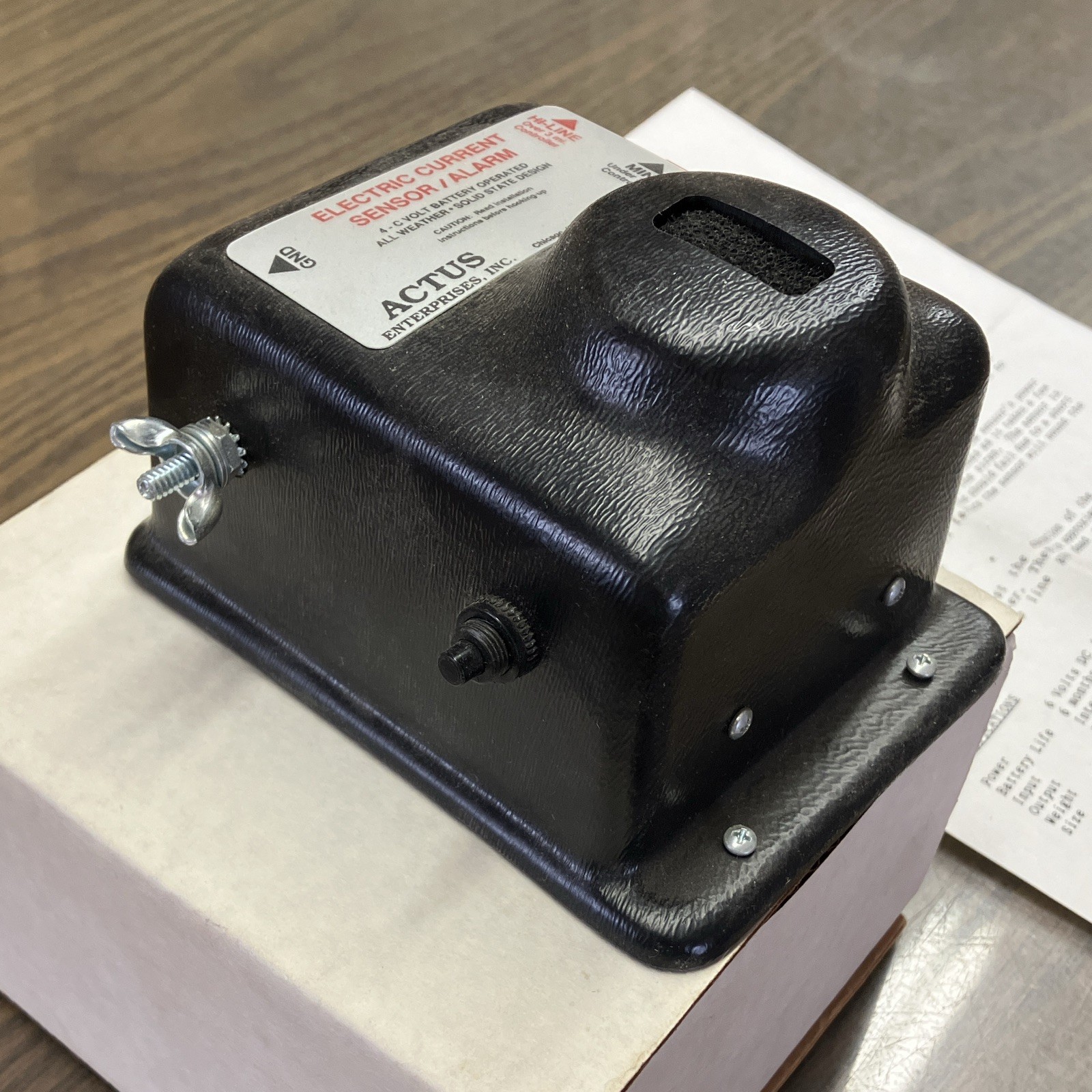 Actus Enterprises Electric Current Sensor/Alarm SA-4 (MPN SA-4)