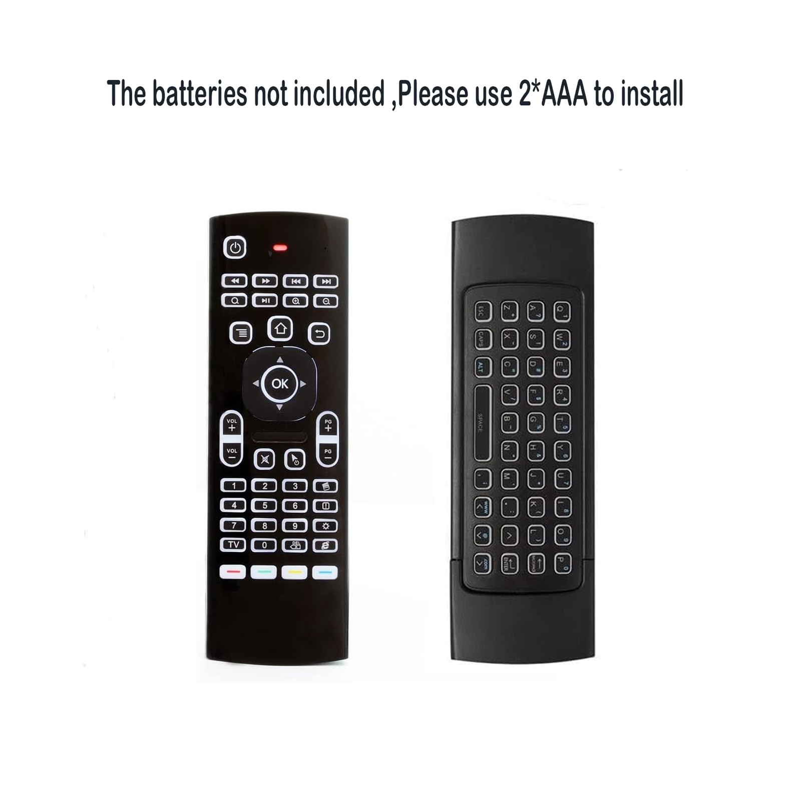 MX3 Pro Mini Keyboard Backlight Fly Remote Mouse,Android TV white led