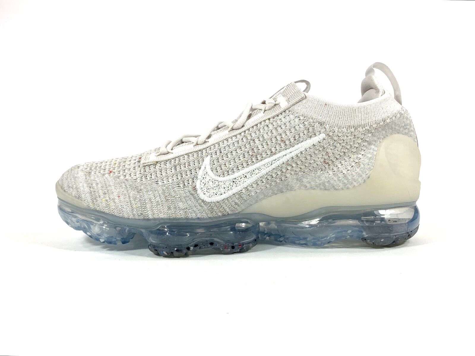 Nike Air VaporMax 2021 Flyknit White Gray Silver DJ9975-001 Women 11 / Men 9.5