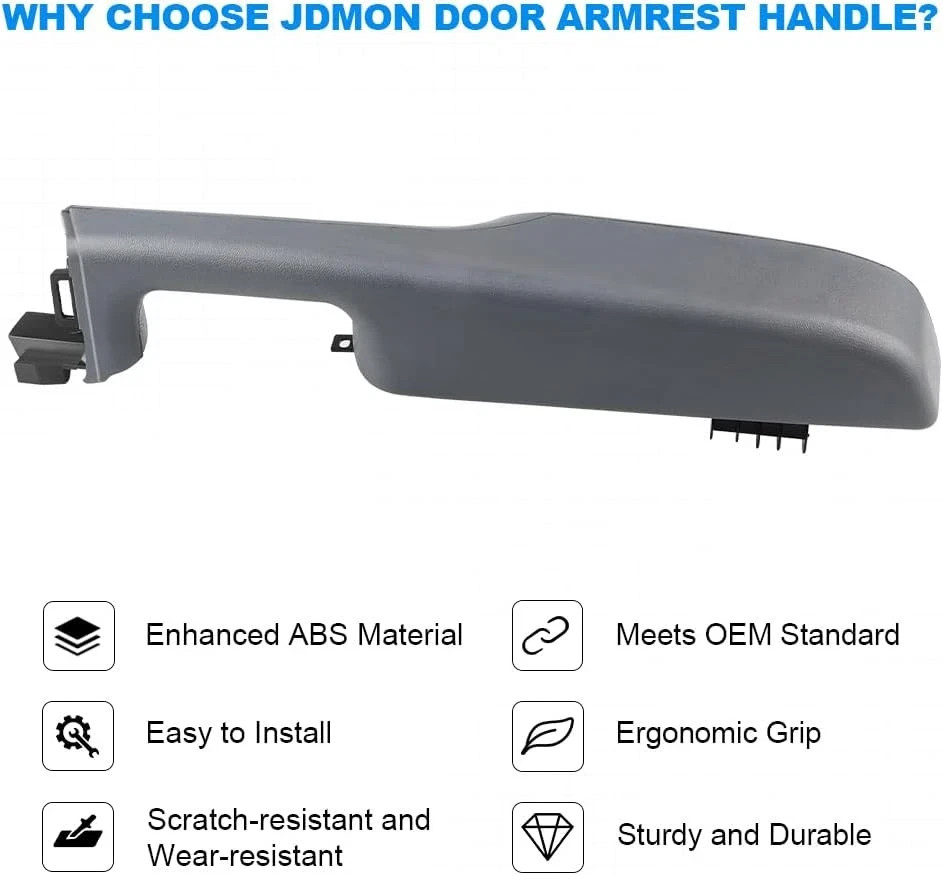 Front Left Driver Interior Door Armrest for 1999-2006 Chevy Suburban Avalanche