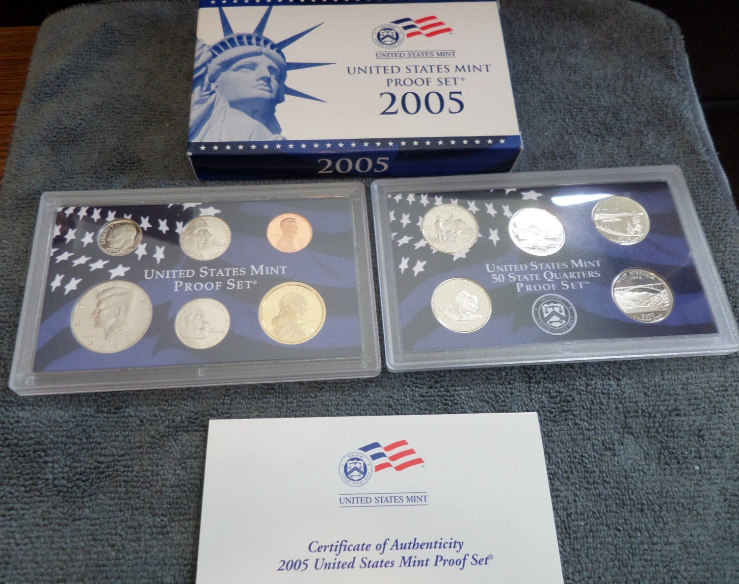 2005 S United States Mint Proof Set with COA Total 11 Coins