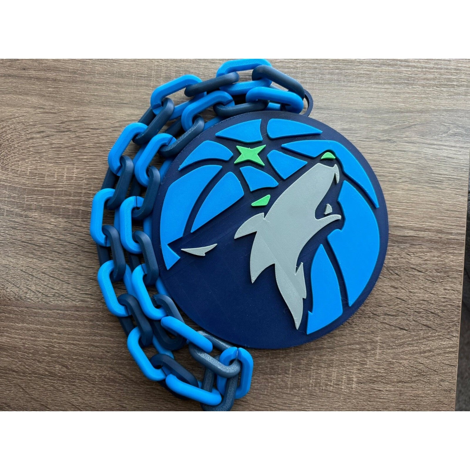 Minnesota Timberwolves Oversized Necklace, Hype Chain [Made to Order]
