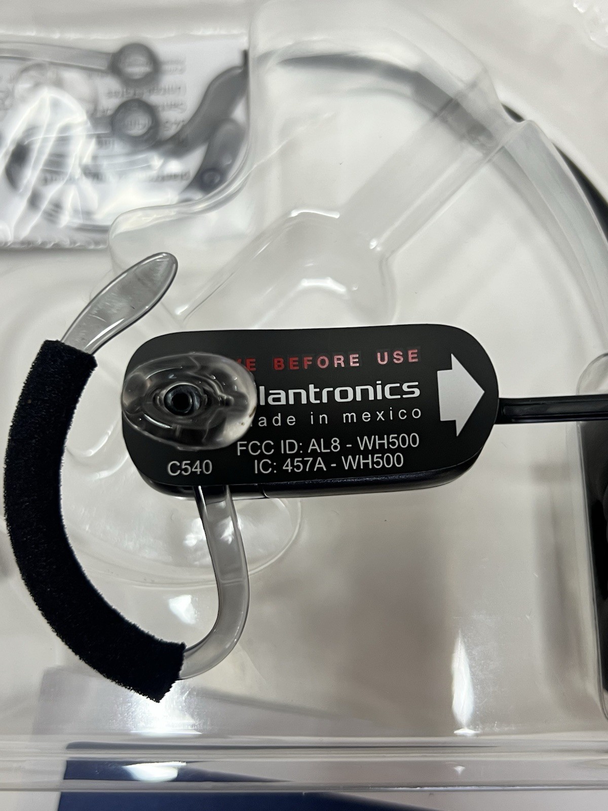 PLANTRONICS Poly CS540 Wireless Headset Black New Open Box