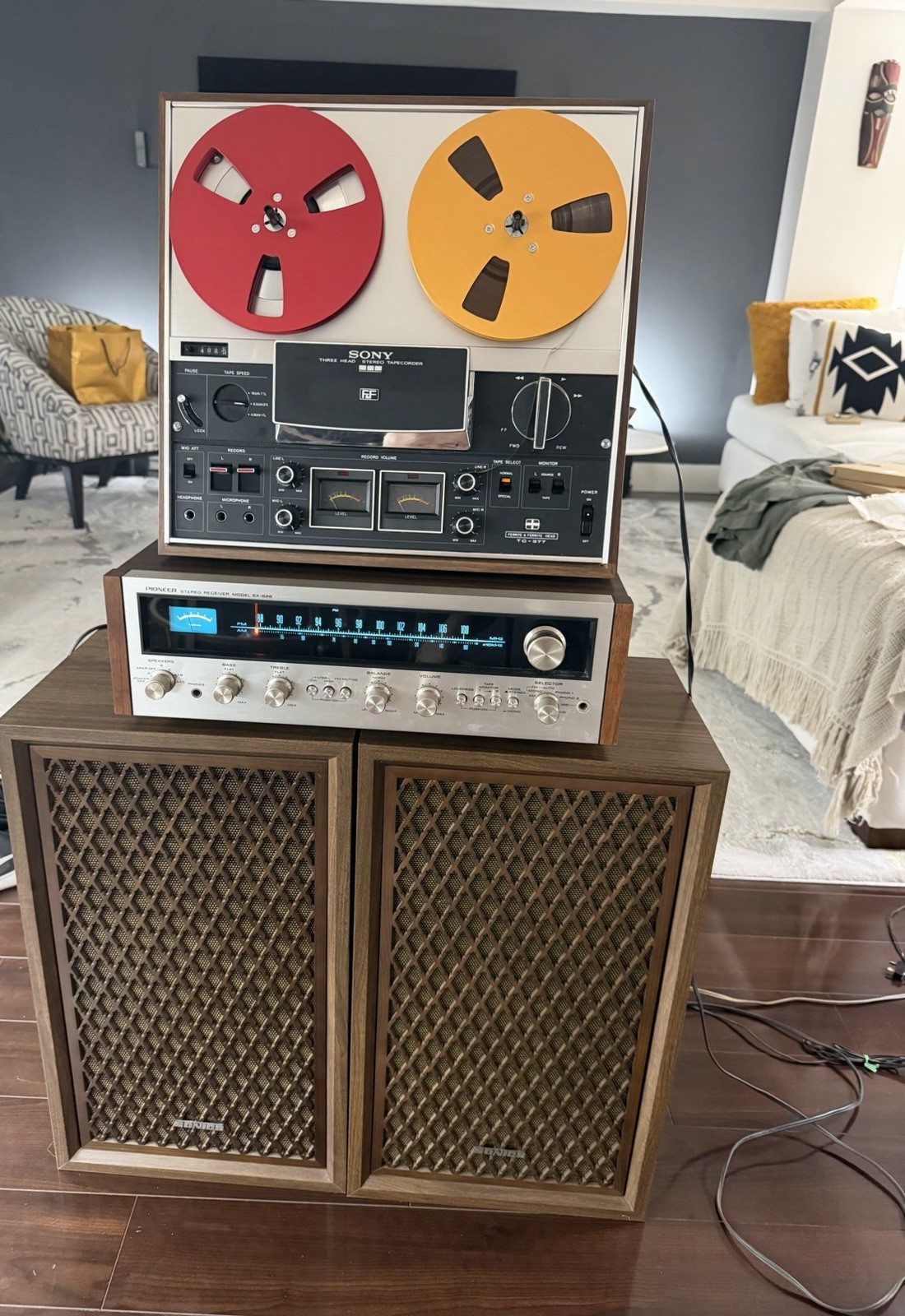 vintage pioneer home audio equipment