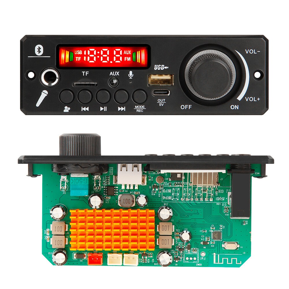 1xTPA3116 200W Amplifier Bluetooth Audio Decoder Board for FM Radio Music Player