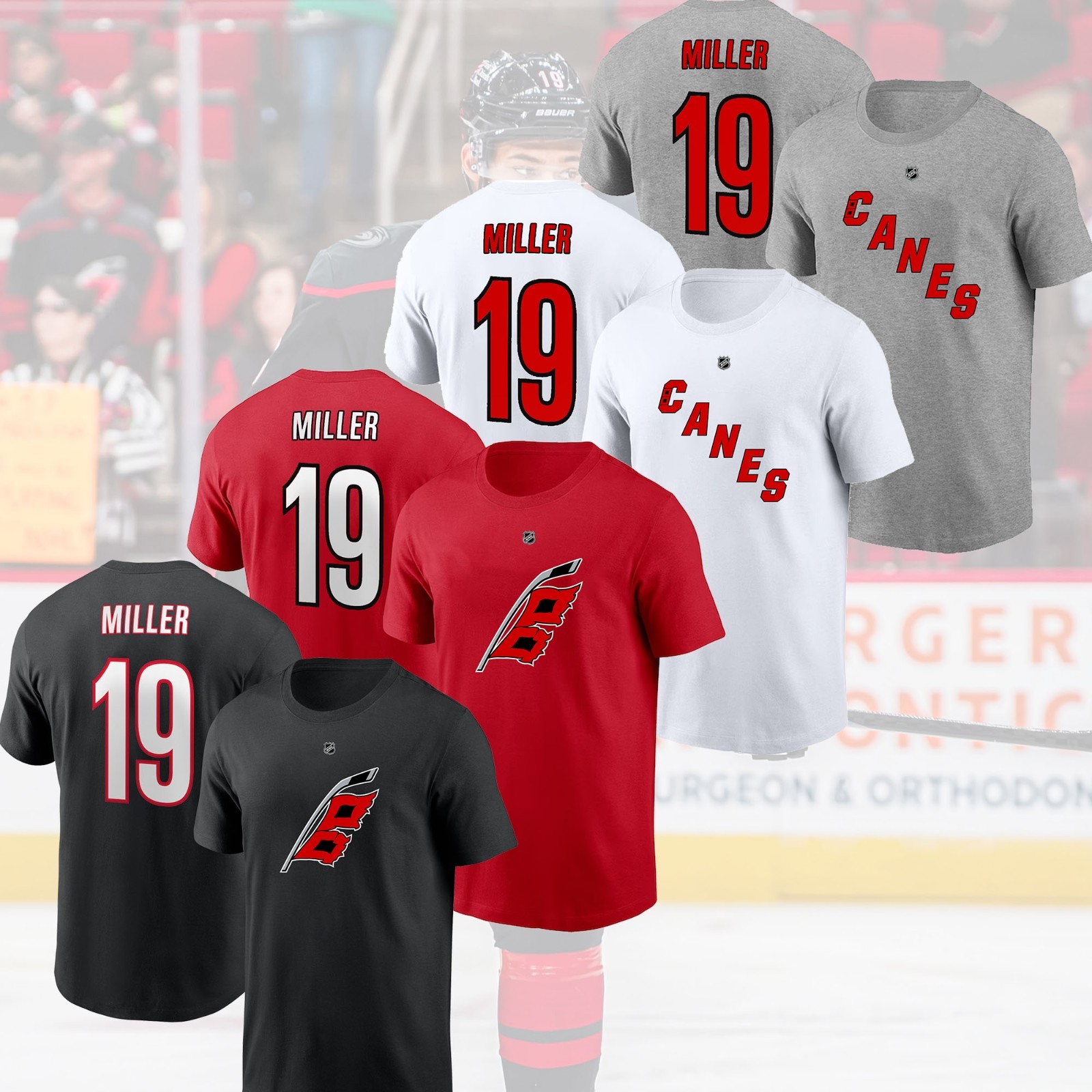 FASTSHIP! K'andre Miller #19 Carolina Hurricane 2025 Name & Number Gift For Fans