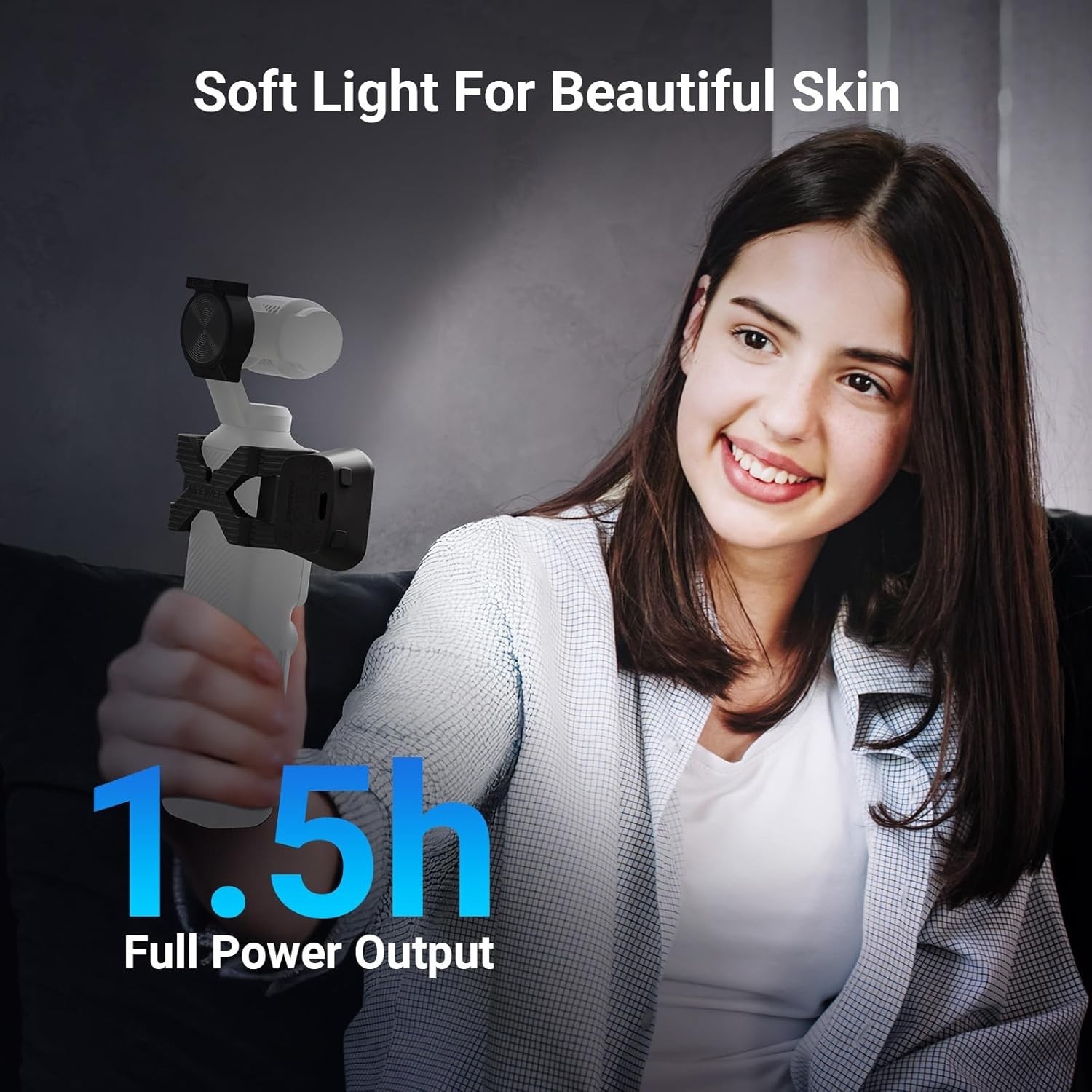 NEEWER BASICS Magnetic Auxiliary Light Compatible with DJI OSMO Pocket 3 Camera