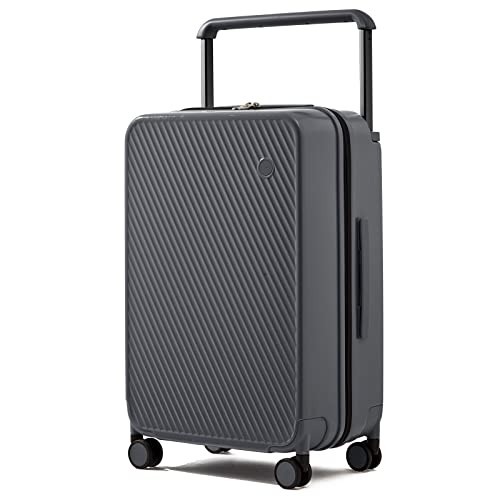 Carry On Luggage Airline Approved 20'' Lightweight Luggage 20-inch Rock Gray