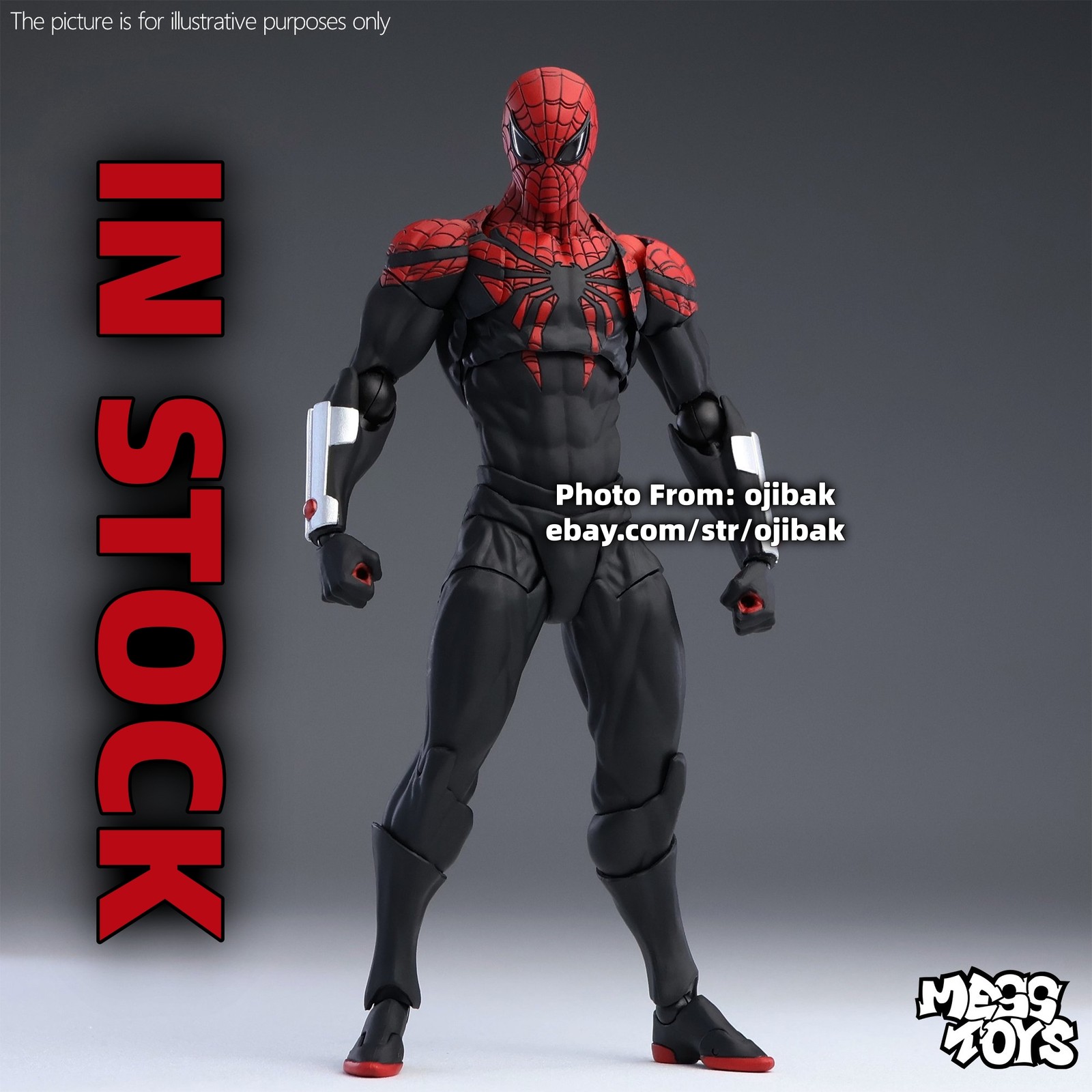 In Stock CT Toys Mess Toys Superior Spiderman Octopus Spider Action Figure Boxed