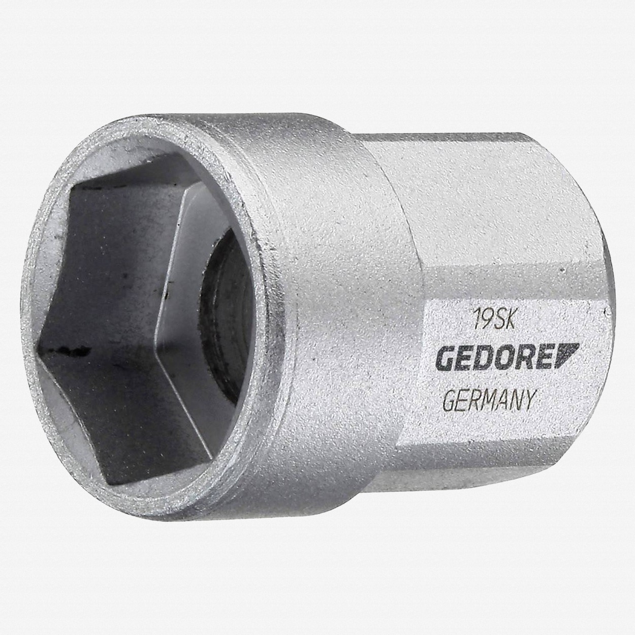 Gedore 19 SK Hex Drive Socket, Short 15 mm