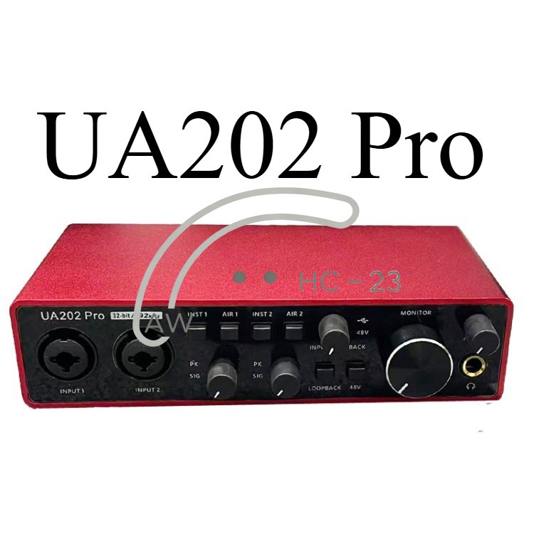 UA202 Pro USB Audio Interface 24Bit 192kHz Recording Sound Card