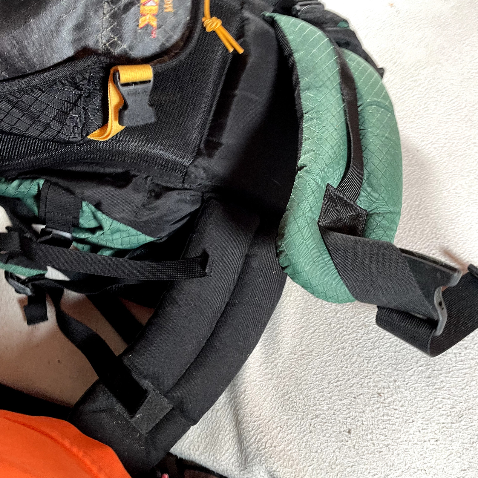 Rokk Hiking Backpack Outdoor Trail Guide Camp Fish Hunt Distressed Inside