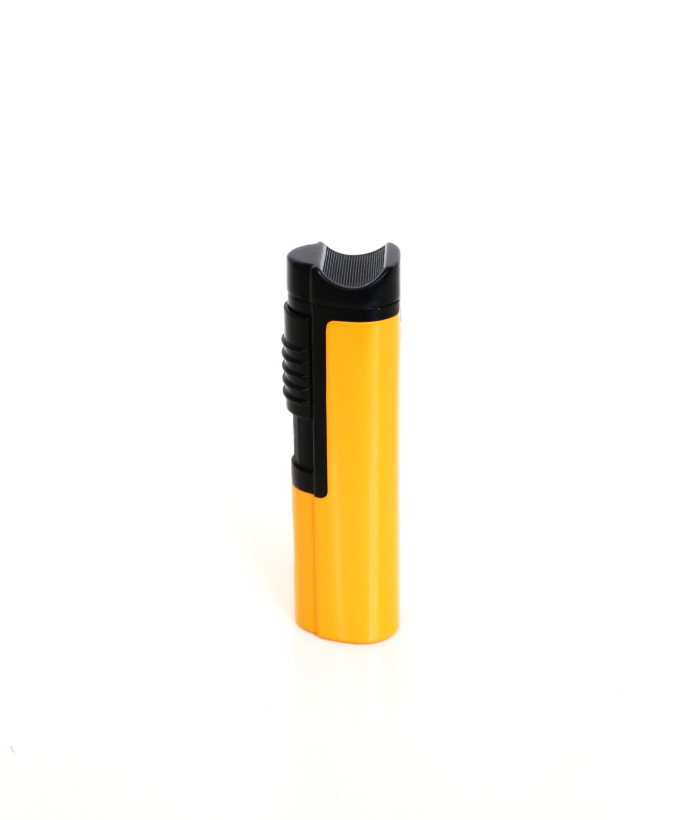 Triple Torch Windproof Butane Lighter with Built-In Punch Cutter & Cigar rest