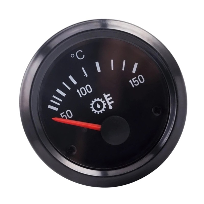 LED Water Temperature Indicator 12/24V Digital Meter for Construction Machinery