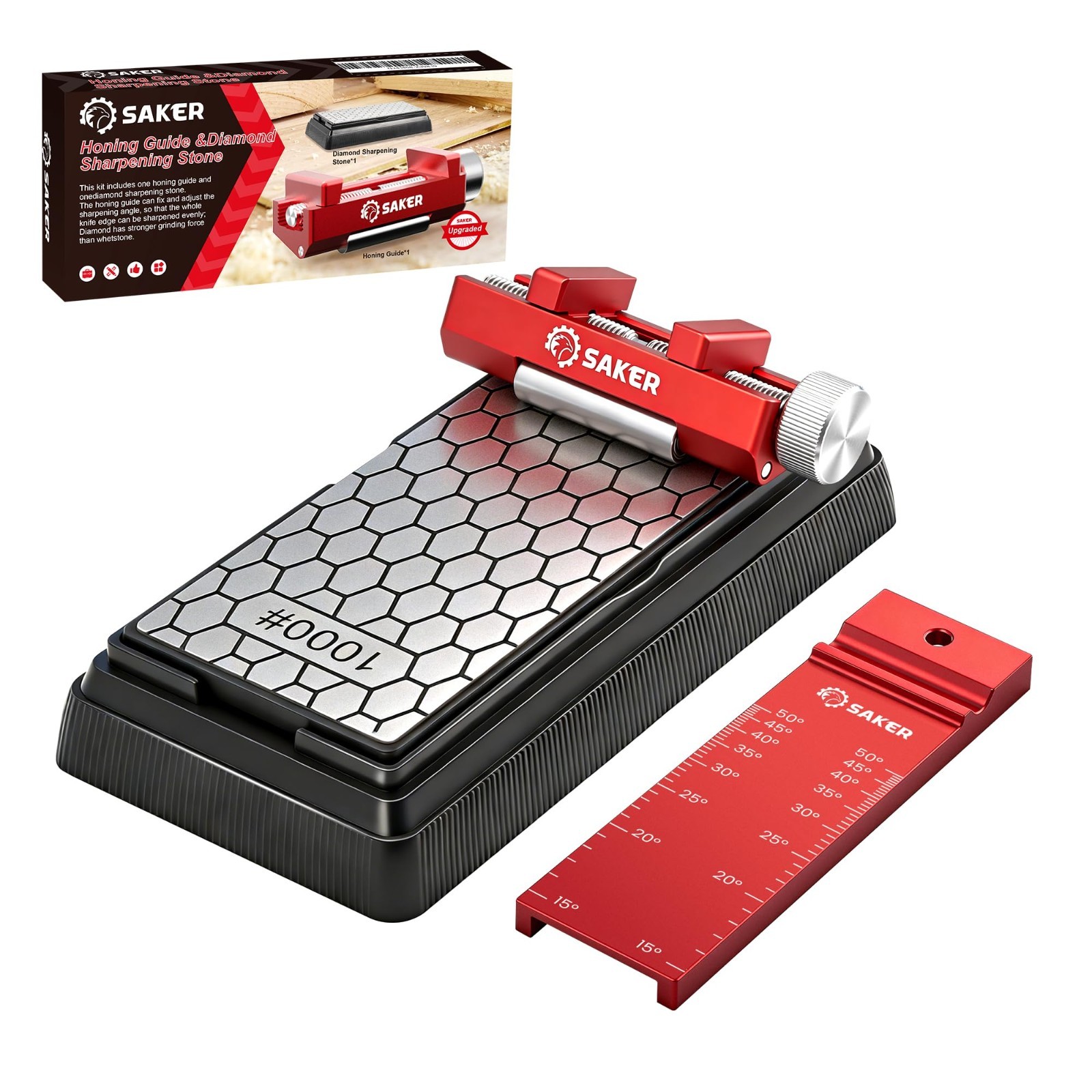 Precision Digital Angle Finder & Sharpening Guide - Woodworking Tool for Chisel