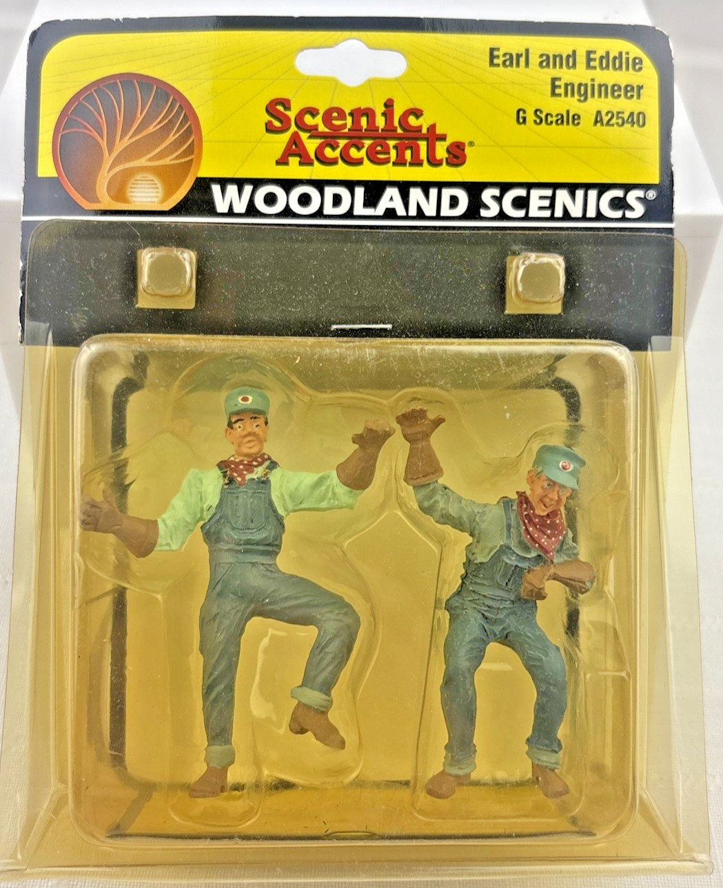 Woodland Scenics  G Scale  Earl & Eddie Engineers 2540 New in Package