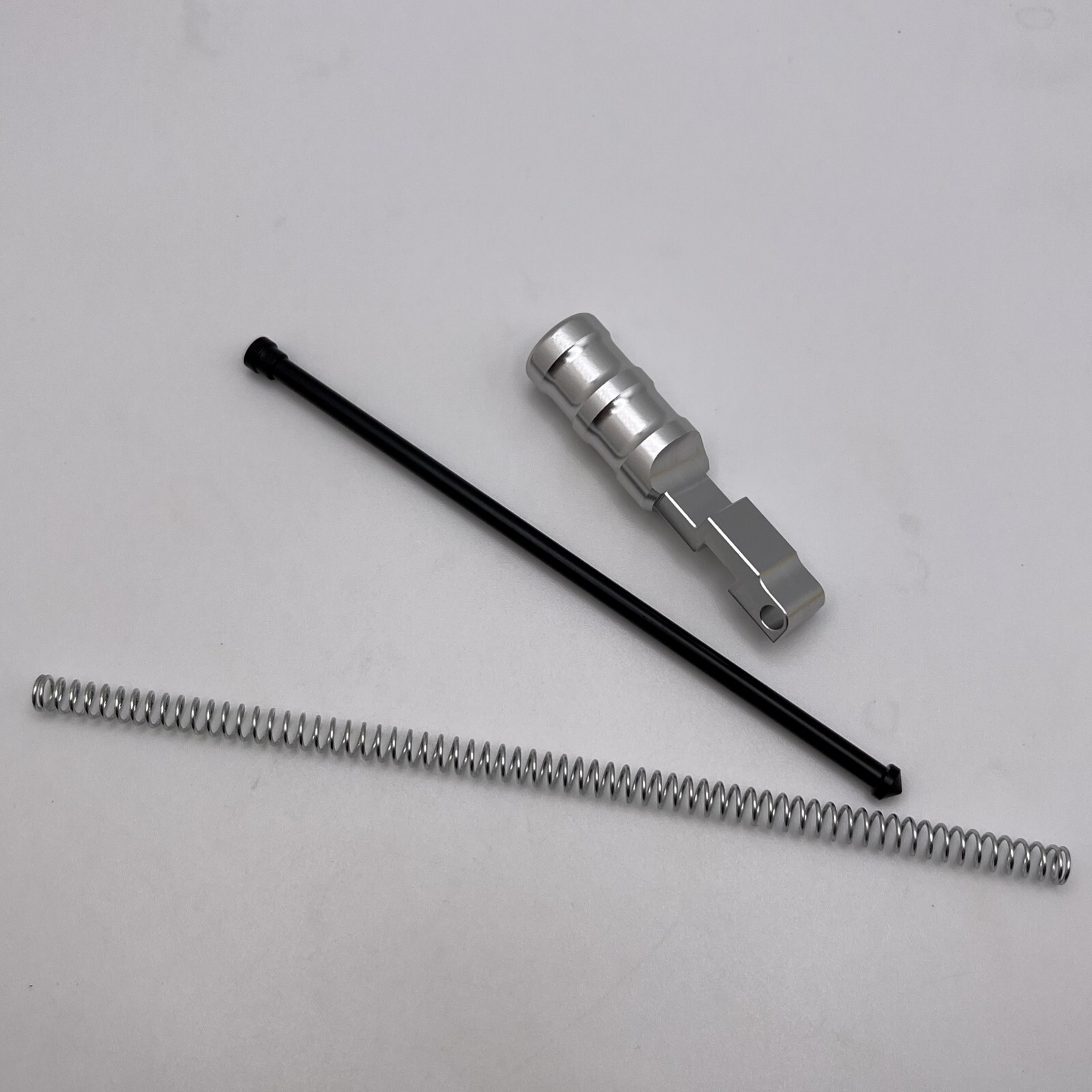 Ruger 10/22 Bolt Charging Handle & Auto Bolt Release Silver Combo