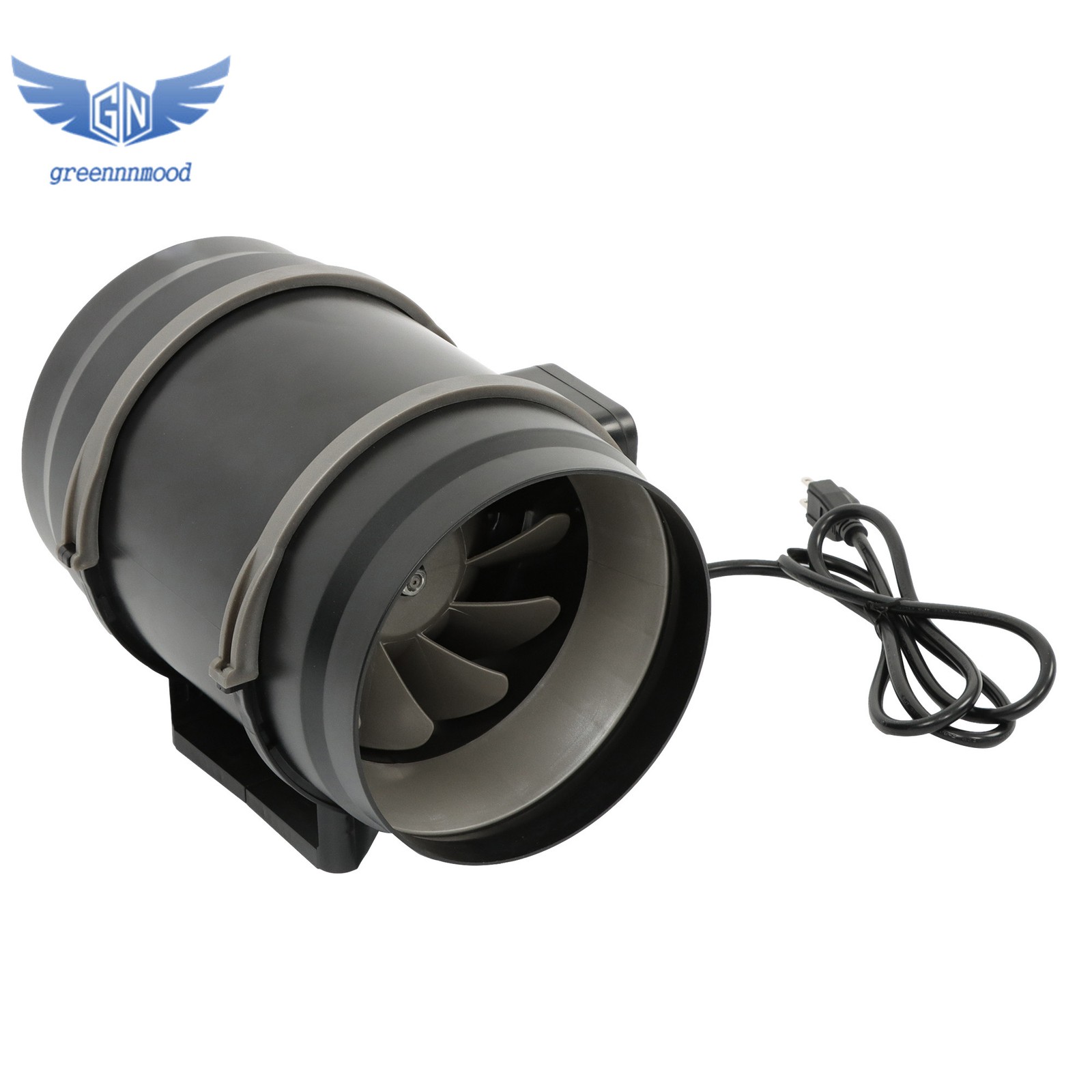 Inline Duct Fan, 8-Inch 807 CFM with Temperature Humidity Controller EC-Motor
