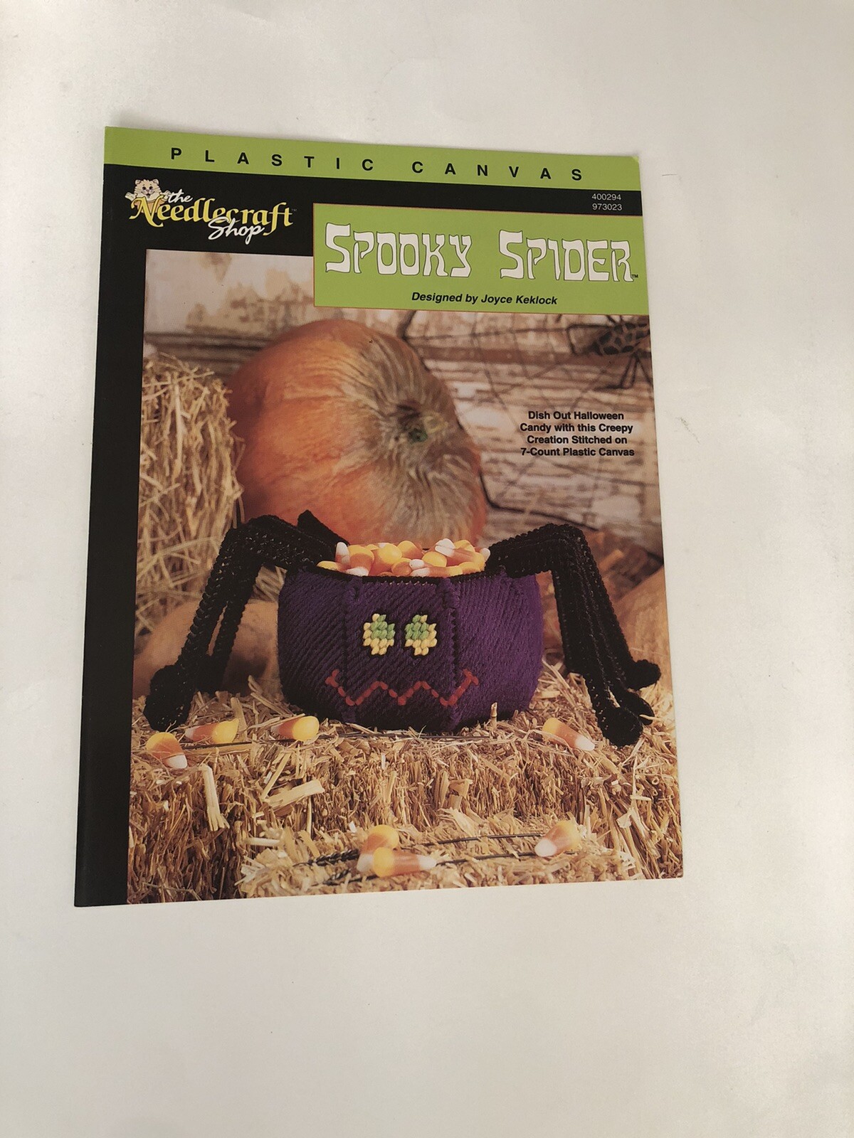 Spooky Spider Candy Keeper The Needlecraft Shop Plastic Canvas Pattern Halloween