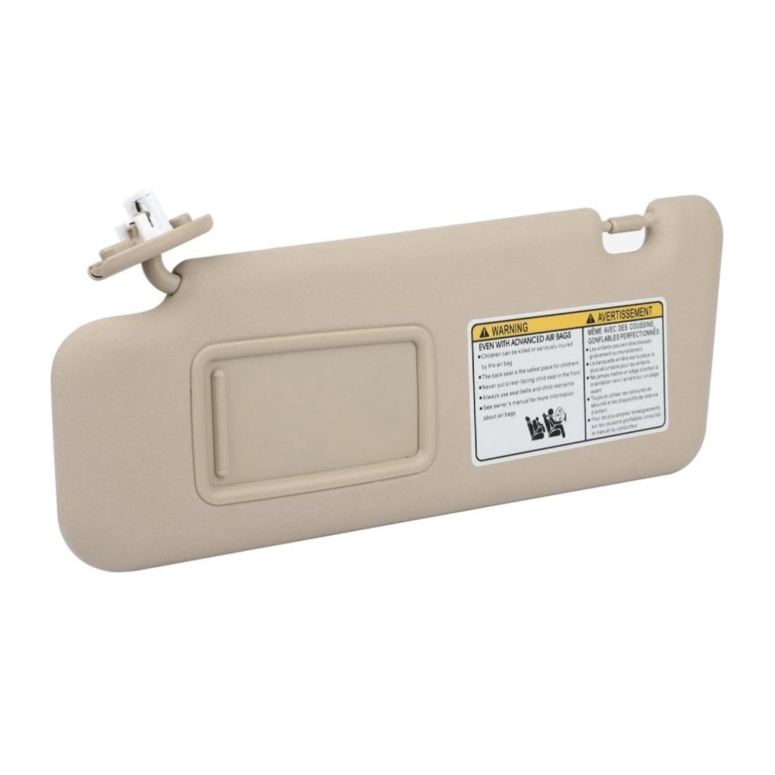 Sun Shade Visor Driver Left Tan Beige for Toyota Highlander 2008-2013 74320-4849