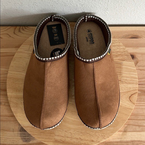 Deer Stags Wherever Mens Clog Slippers, Sz 10M