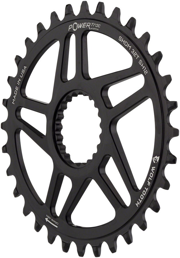 Elliptical Shimano Hyperglide+ Direct Mount Chainrings - Wolf Tooth Elliptical