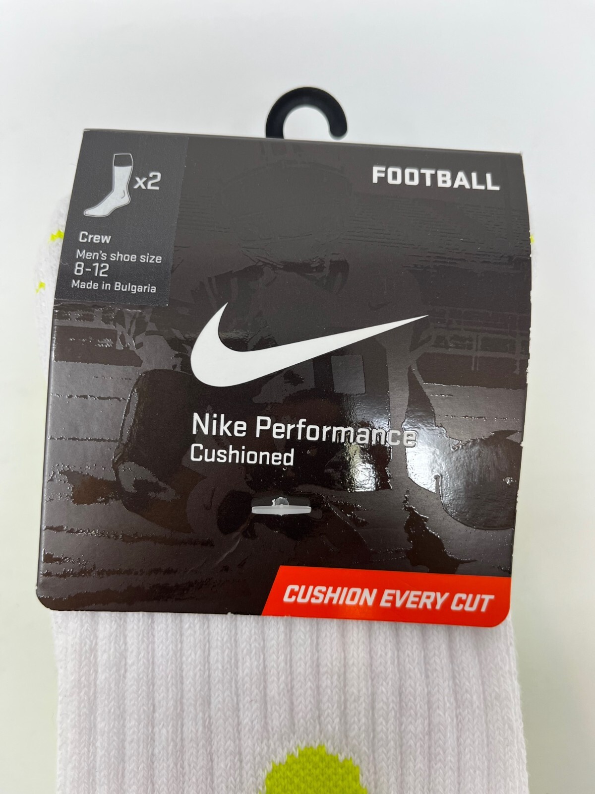 Nike Performance socks Cush Football 2pr Fast is faster & speed kills SX4560-971