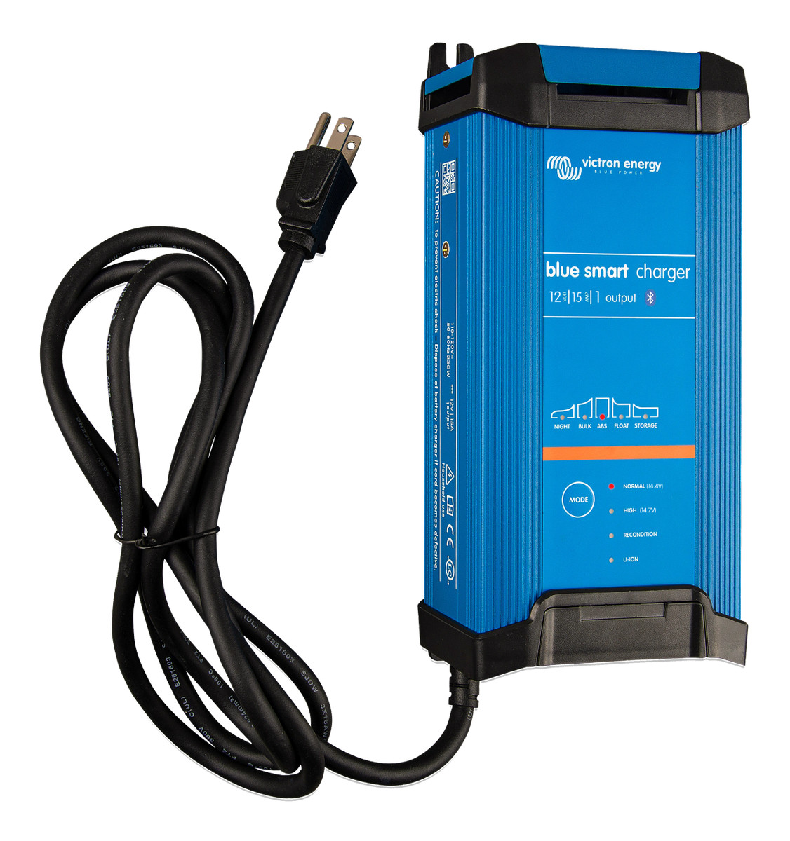Victron BPC121545102 Blue Smart IP22 Battery Charger 12V 15A 1 Outlet 120V