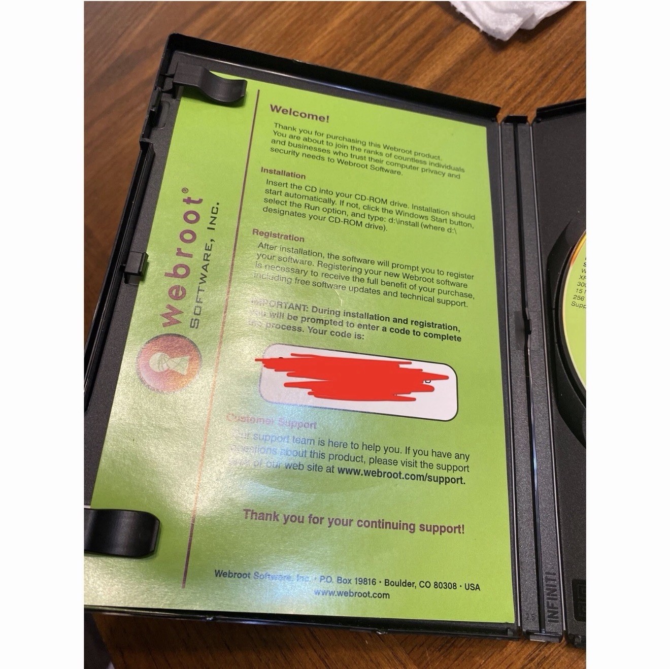 Webroot Spy Sweeper Cd ROM Software Disc 2003-2006 Y2K PC Security
