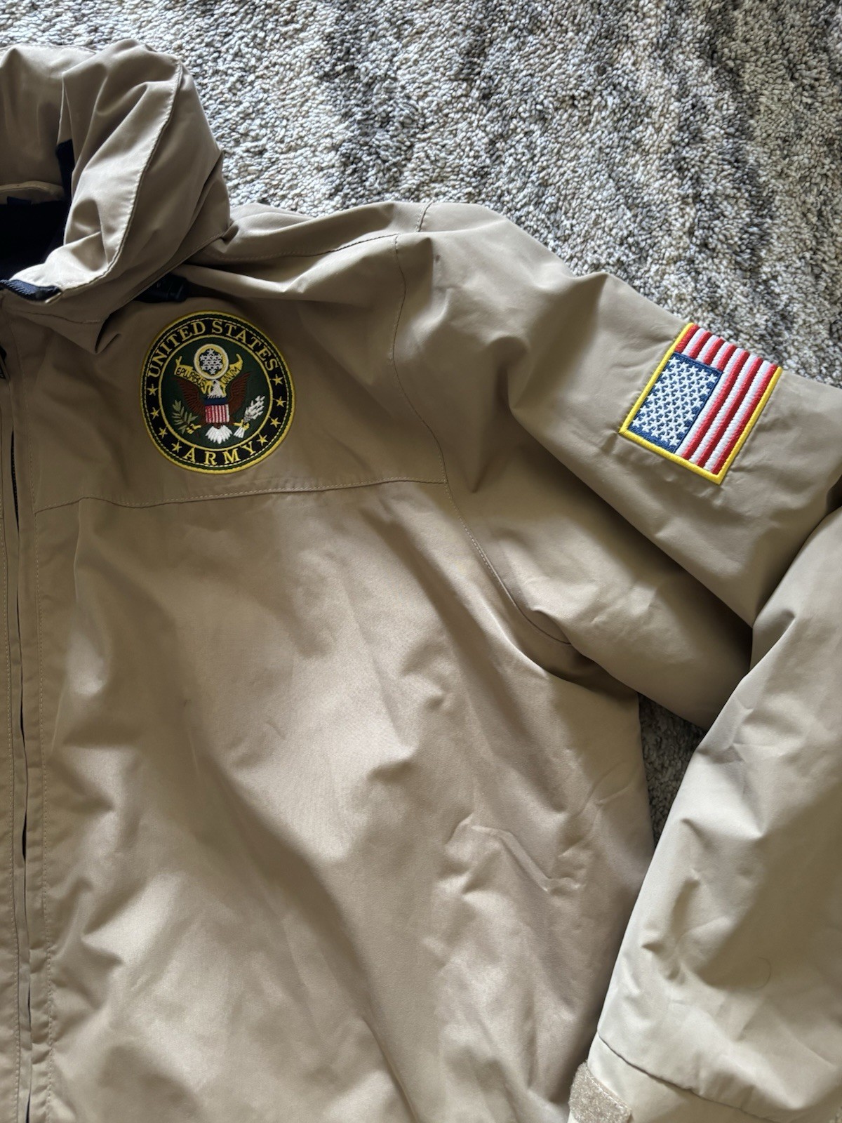 US Army Cold Weather Parka Jacket ECWCS Size x Large Long
