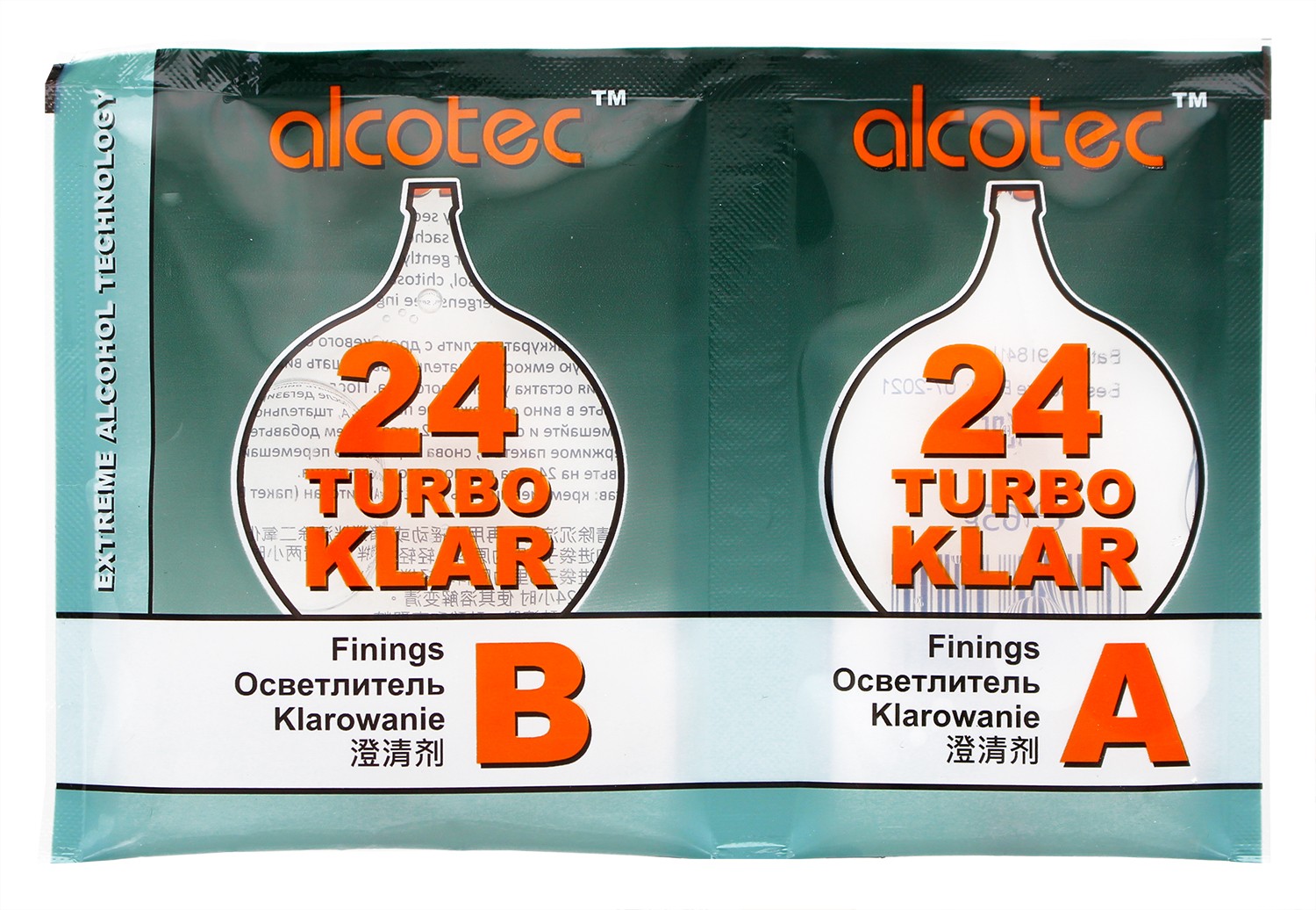 Alcotec 24 Turbo Klar Finings A B