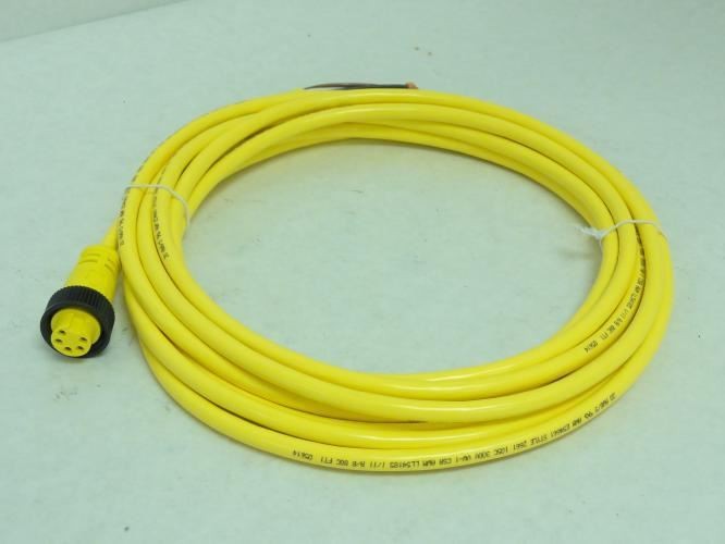 202859 New-No Box; Woodhead W80655 Straight Connector; Female; 300V; 5m Wire