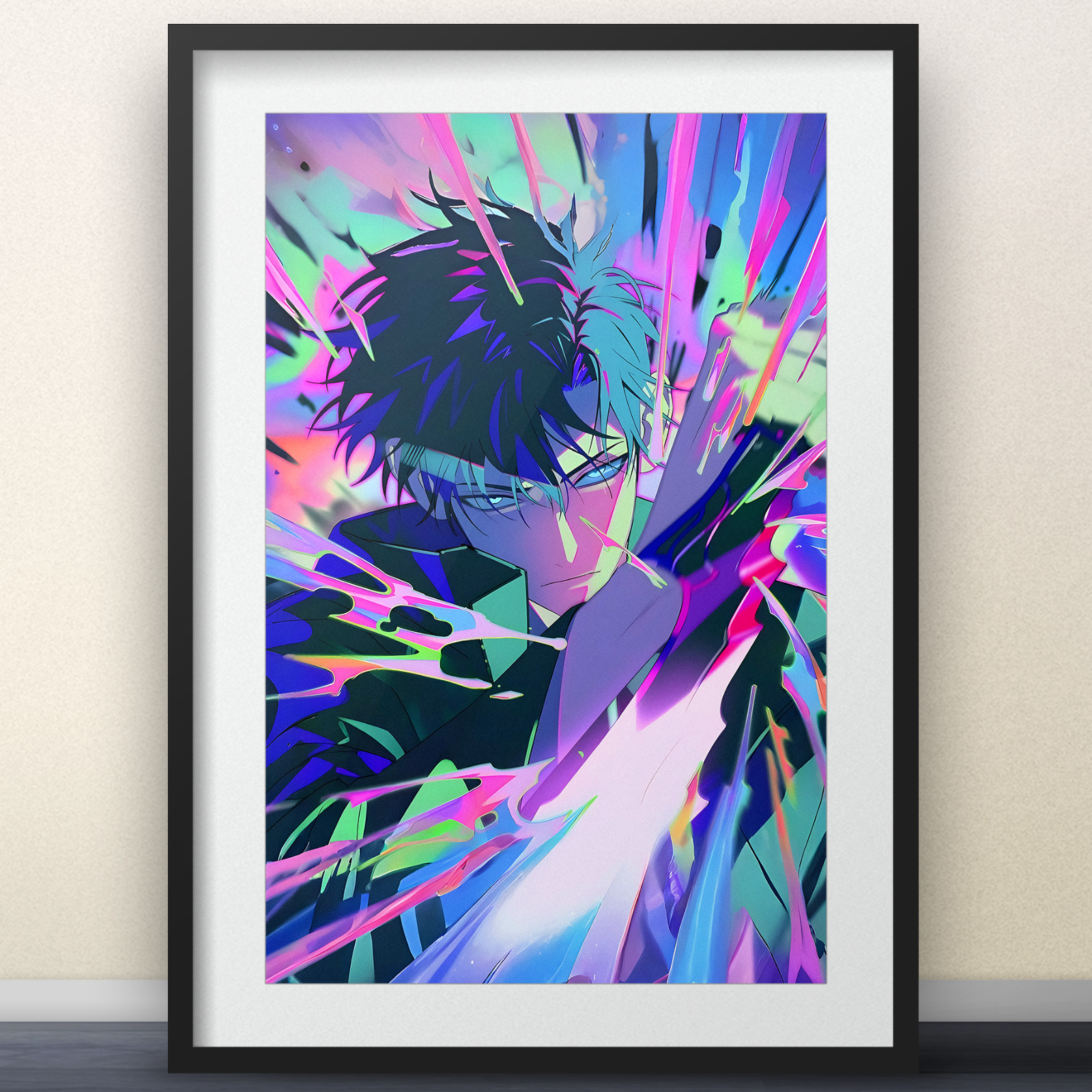 Solo Leveling Sung Jinwoo Promotional Art - 11x17 Poster - Anime merch