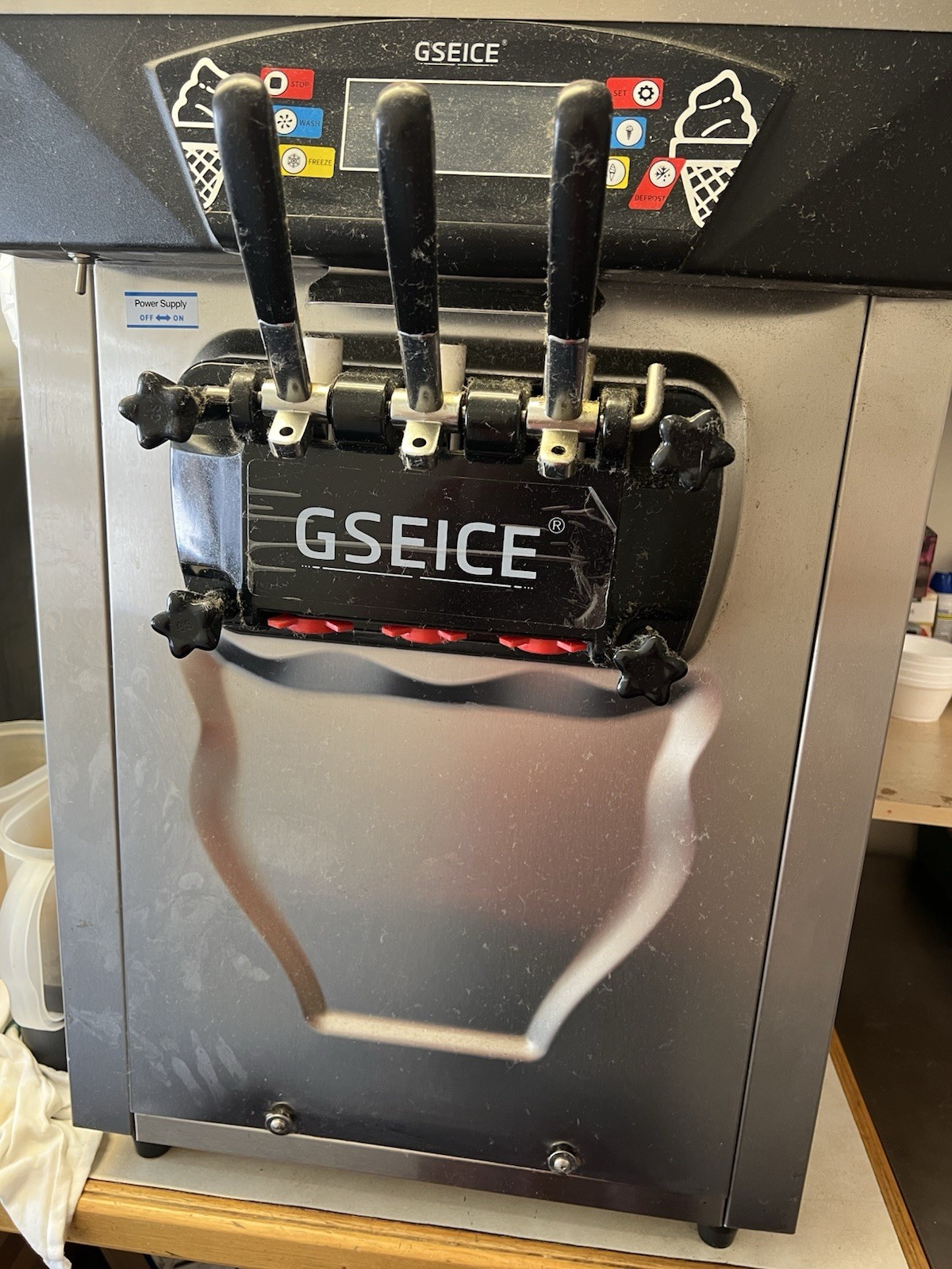 GSEICE ICE CREAM MACHINE Countertop
