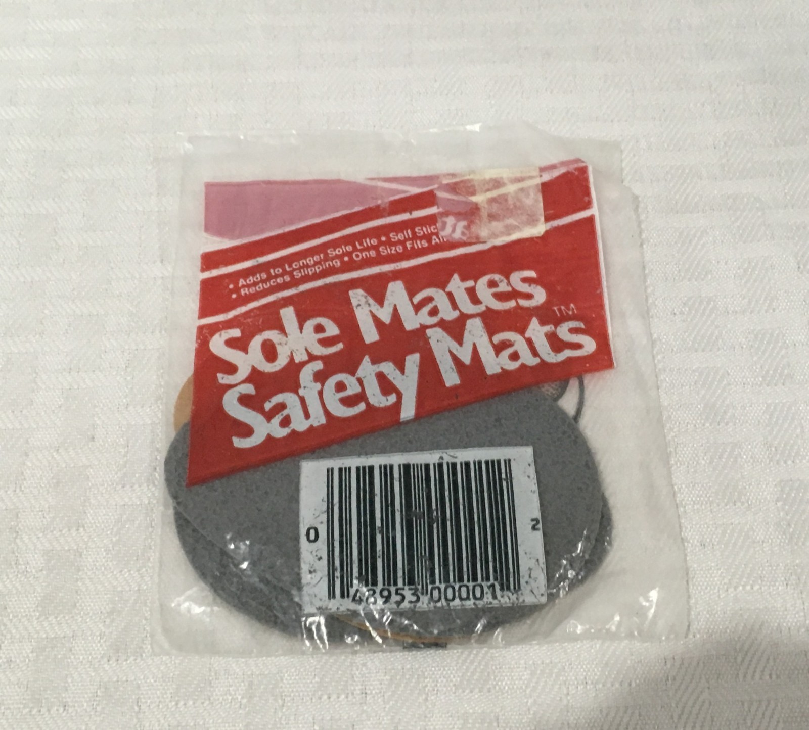 1 PAIR SELF-ADHESIVE ANTI-SLIP SOLE MATES / SAFETY MATS FOR SHOES