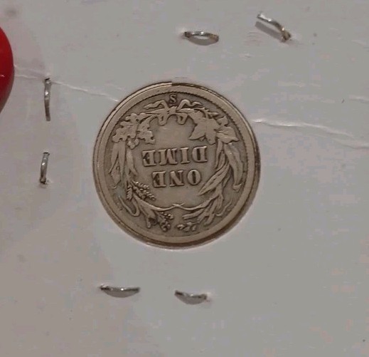 1907-S Barber Silver Dime (EB1)