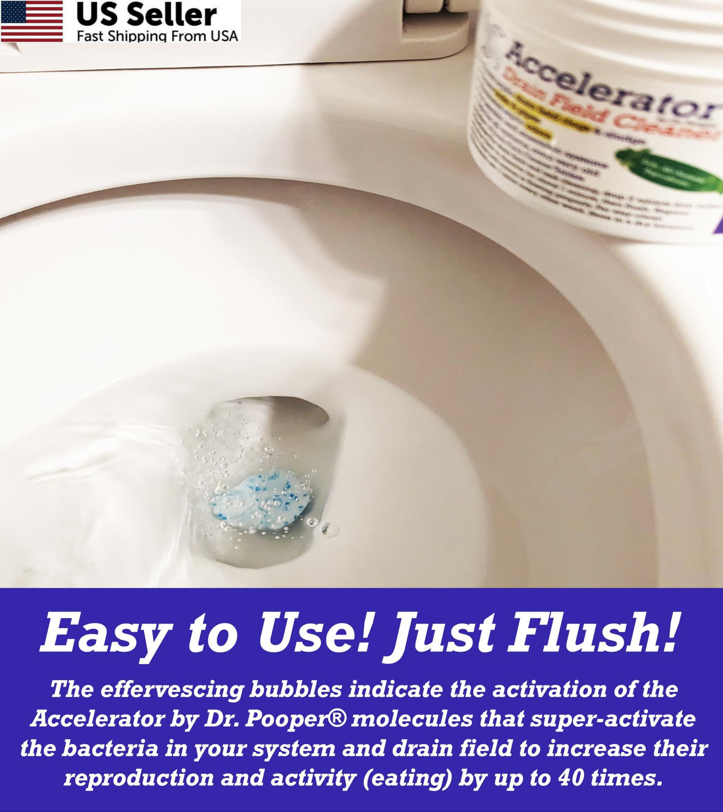 2-Pack Value BUNDLE of Drain Field Bundle, White with Blue Specks