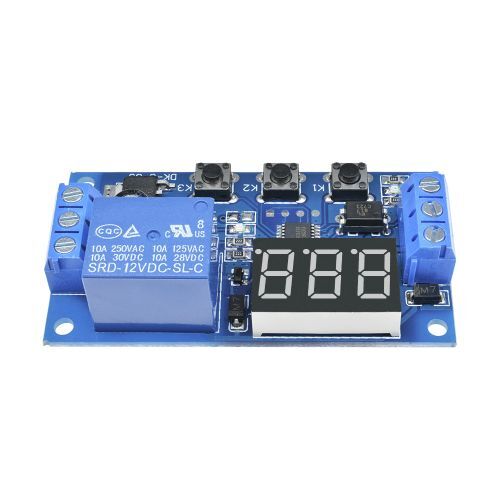 12V LED Home Automation Delay Timer Control Switch Relay Module Digital display
