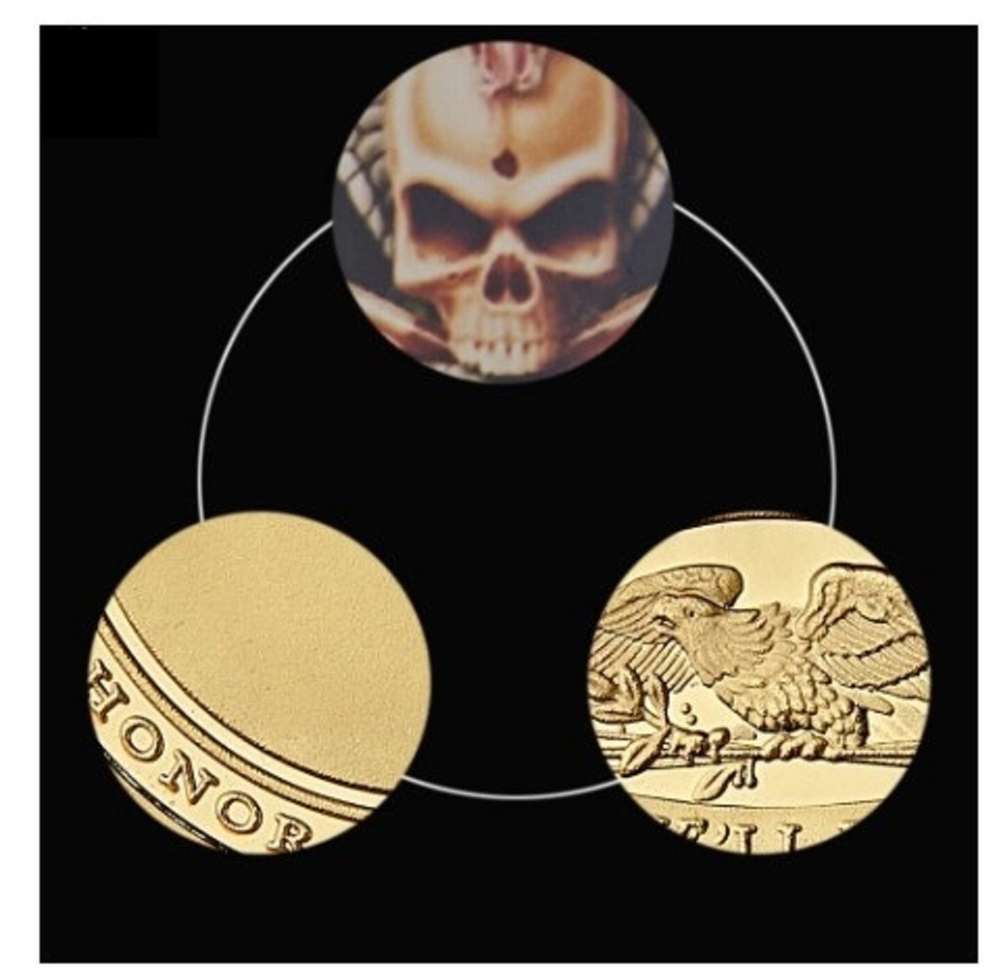 US Army Sniper One Shot One Kill Challenge Coin with Case