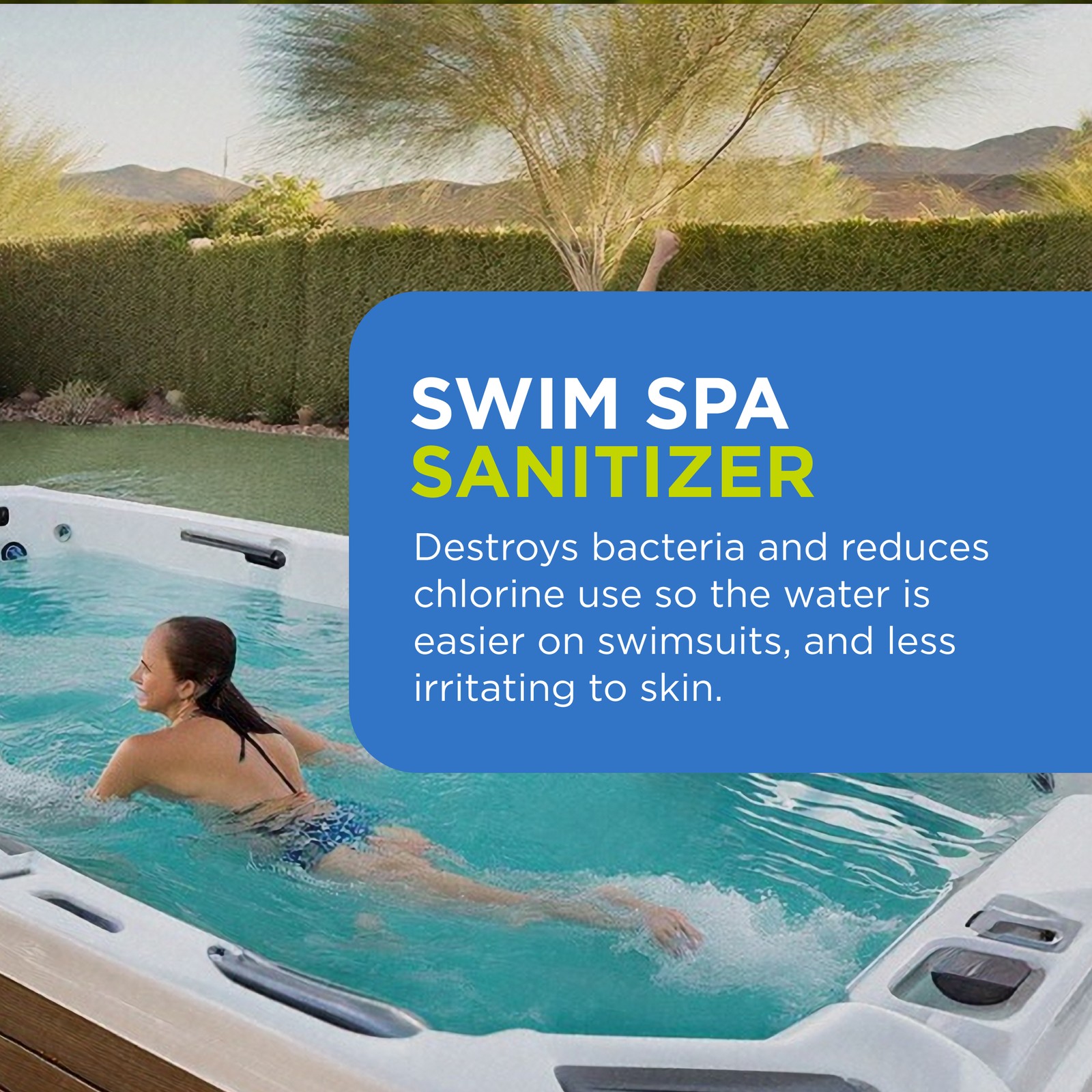 FROG @ease Swim Spa System with FROG Kick-It - Easy Self-Regulating Sanitizer