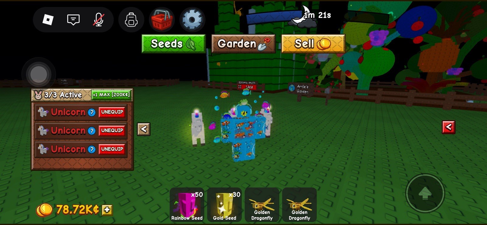 Roblox Unicorn Pet Mythic Generation Virtual Game Item/Asset In-Game Pet