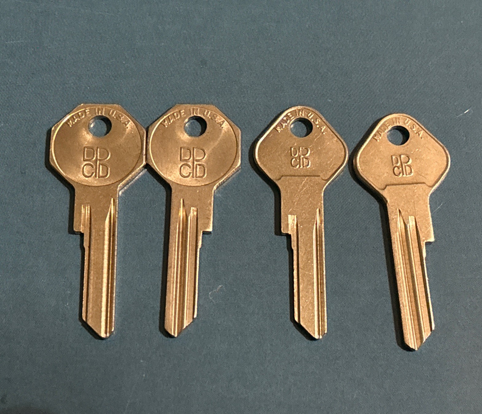 Original CHRYSLER PLYMOUTH DODGE DESOTO Ignition KEY BLANK SET 1939-1951