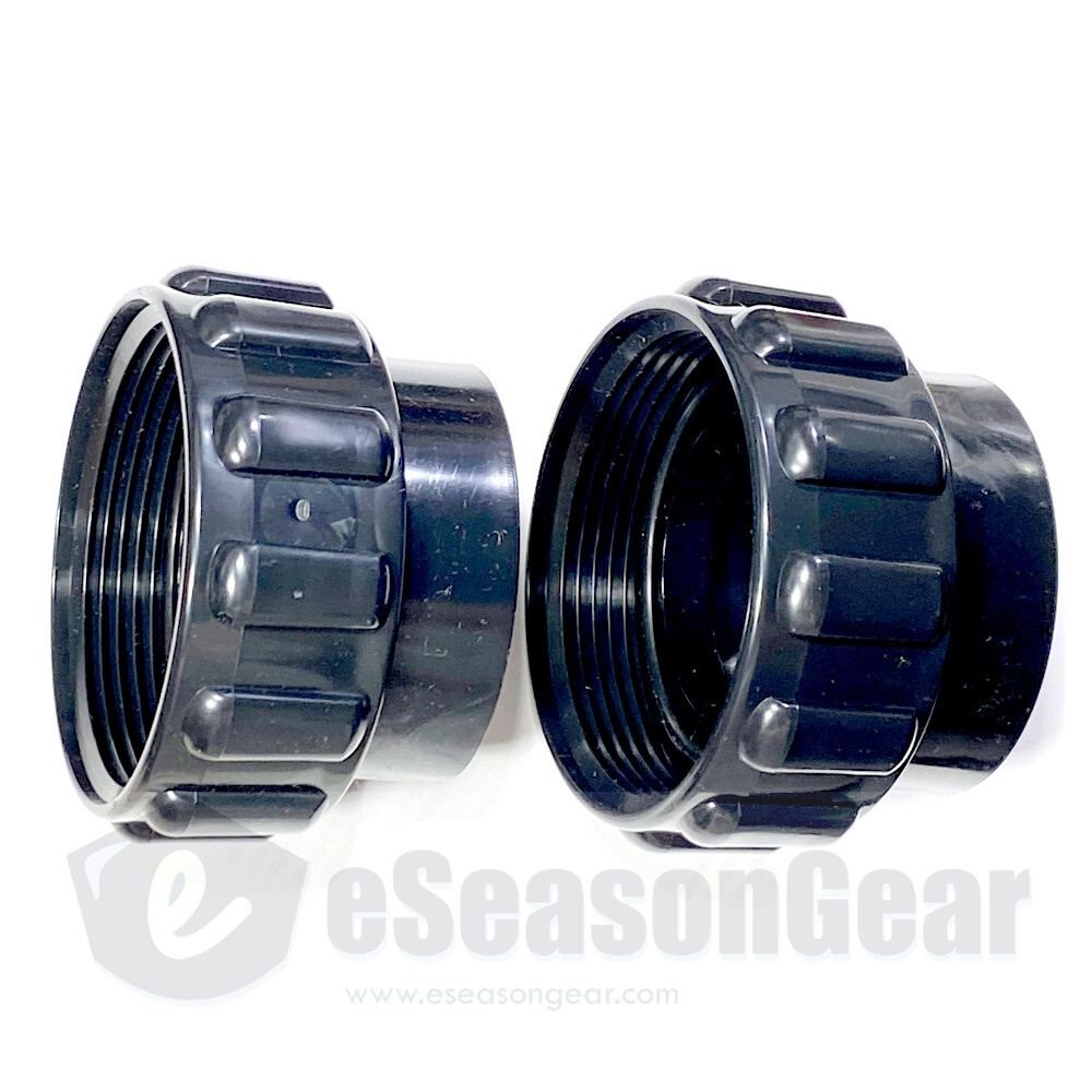AutoPilot STK0228, 2/PK, Two Black Union Coupling for ChlorSync Cell CS30