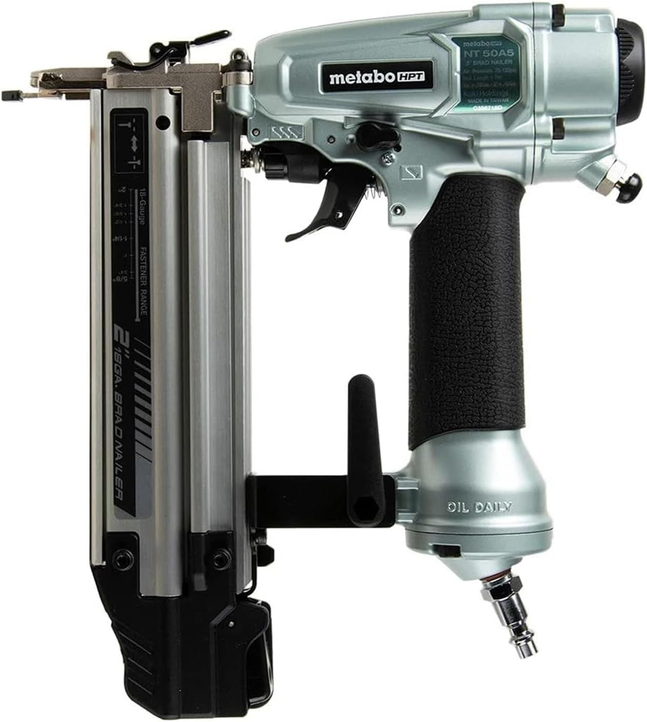 Metabo HPT Pro Brad Nailer, Pro-Preferred Pneumatic Finish Power Nailer for Trim