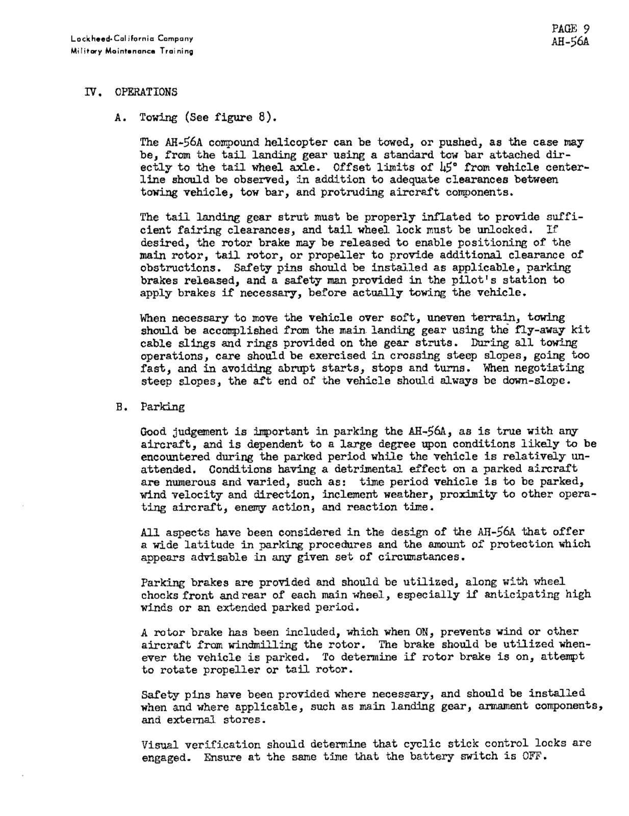 142 Page 1968 Lockheed Army AH-56 AH-56A Cheyenne Student Study Guide On Data CD