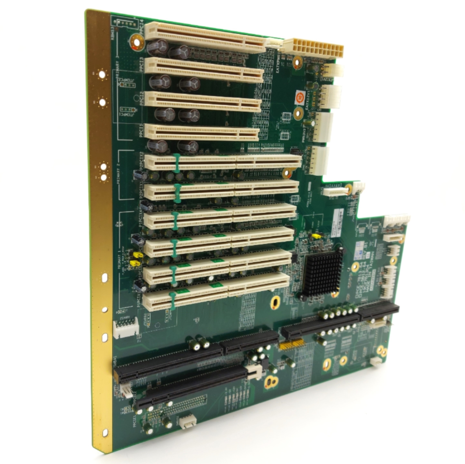 Advantech PCE-5B12-64C1E Passive Backplane PCIe X16, 6x PCI-X, 4x PCI, PICMG 1.3