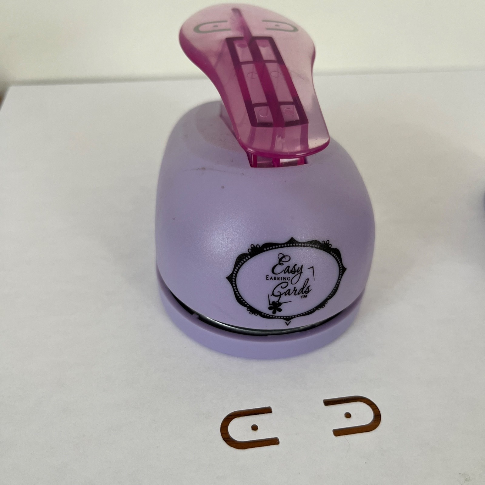 Easy Earring Card Punch Set Double Post Leverback Cards
