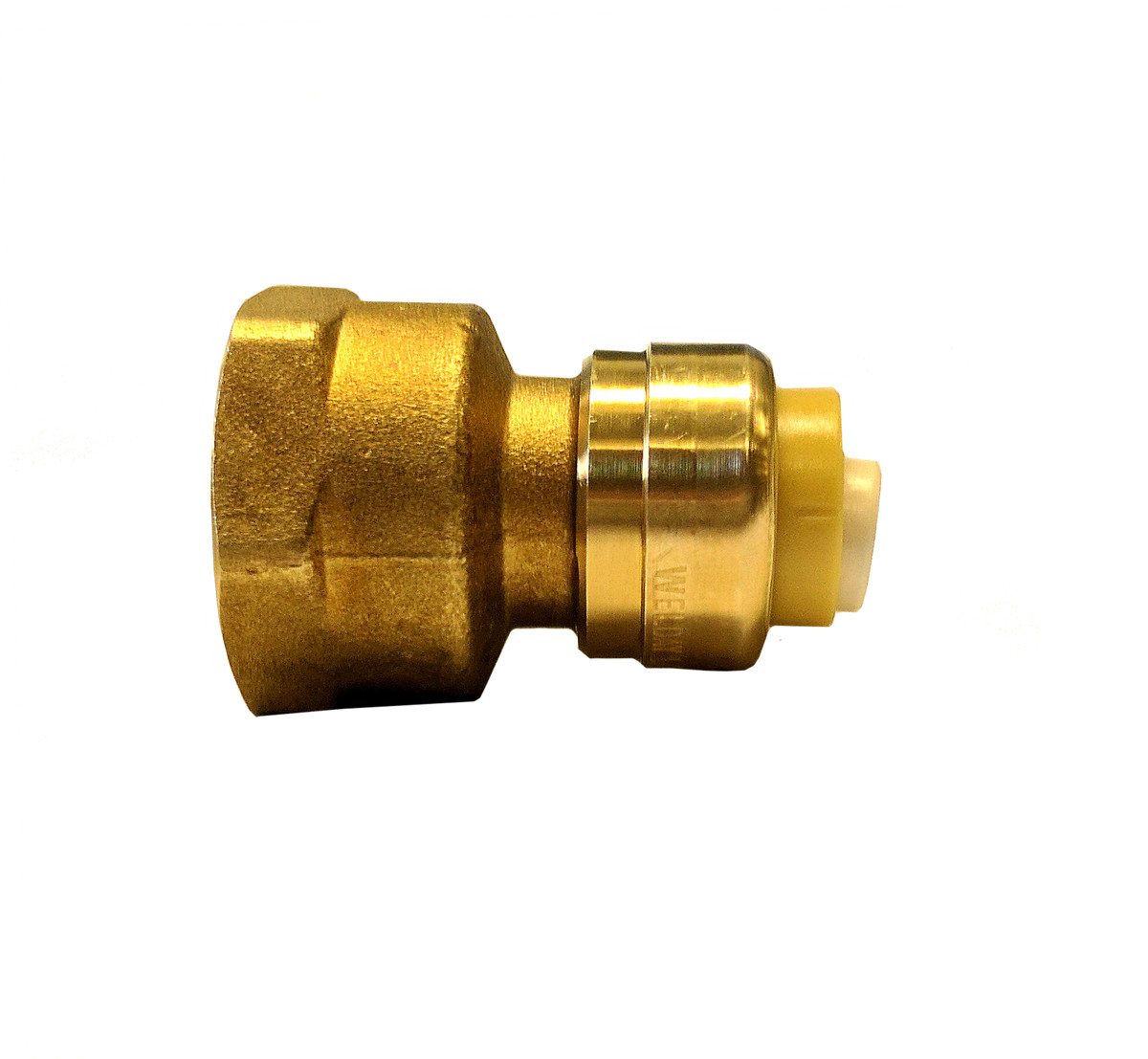 Libra Supply 3/4'' x 1'' inch, Push x FIP, Push-Fit Brass Female Adapter, 3 pcs