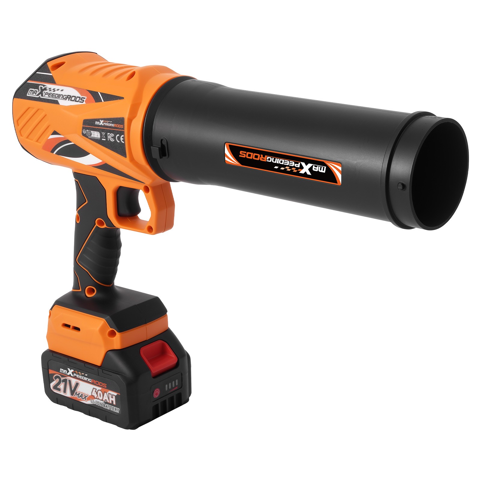 21V Brushless Blower Cordless 550 CFM/120MPH 4000mAh Variable Speed 2 Battery