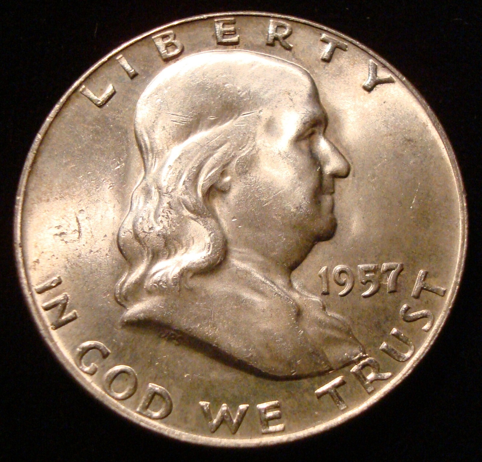 1957-D FRANKLIN HALF DOLLAR